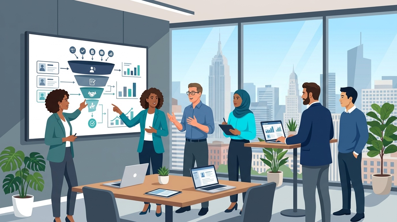 CRM implementation: designing a customer sales pipeline