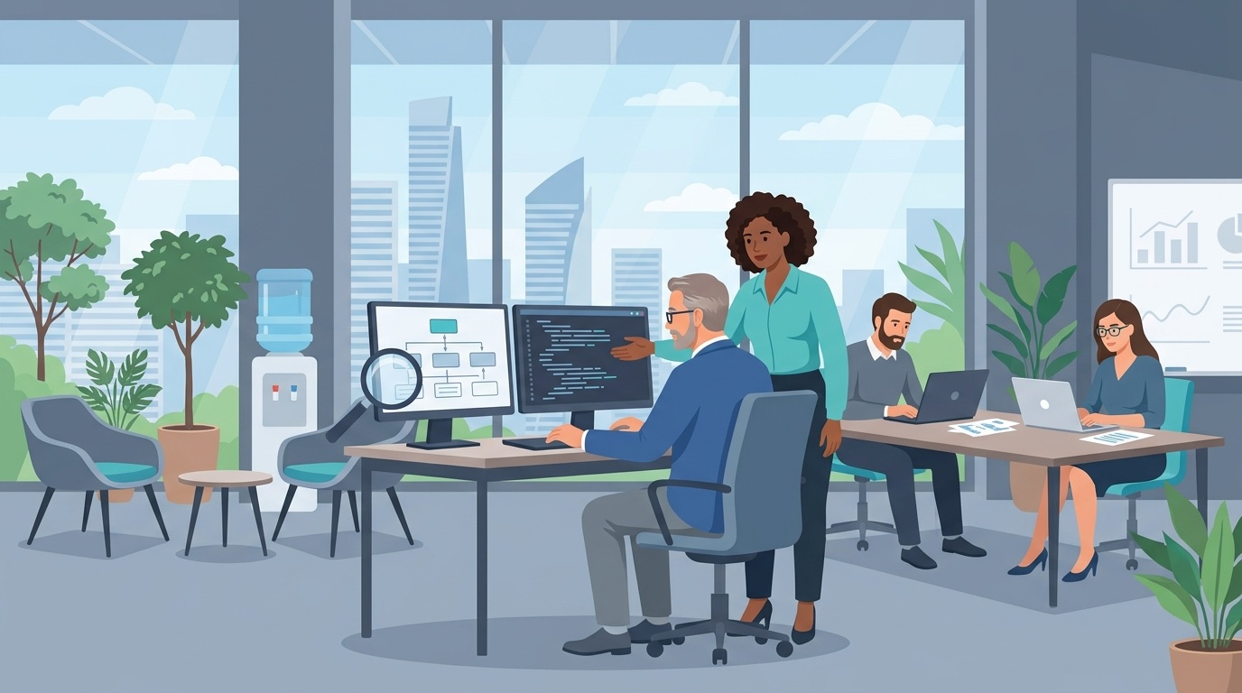 Technical due diligence: senior reviewer assessing software architecture and code