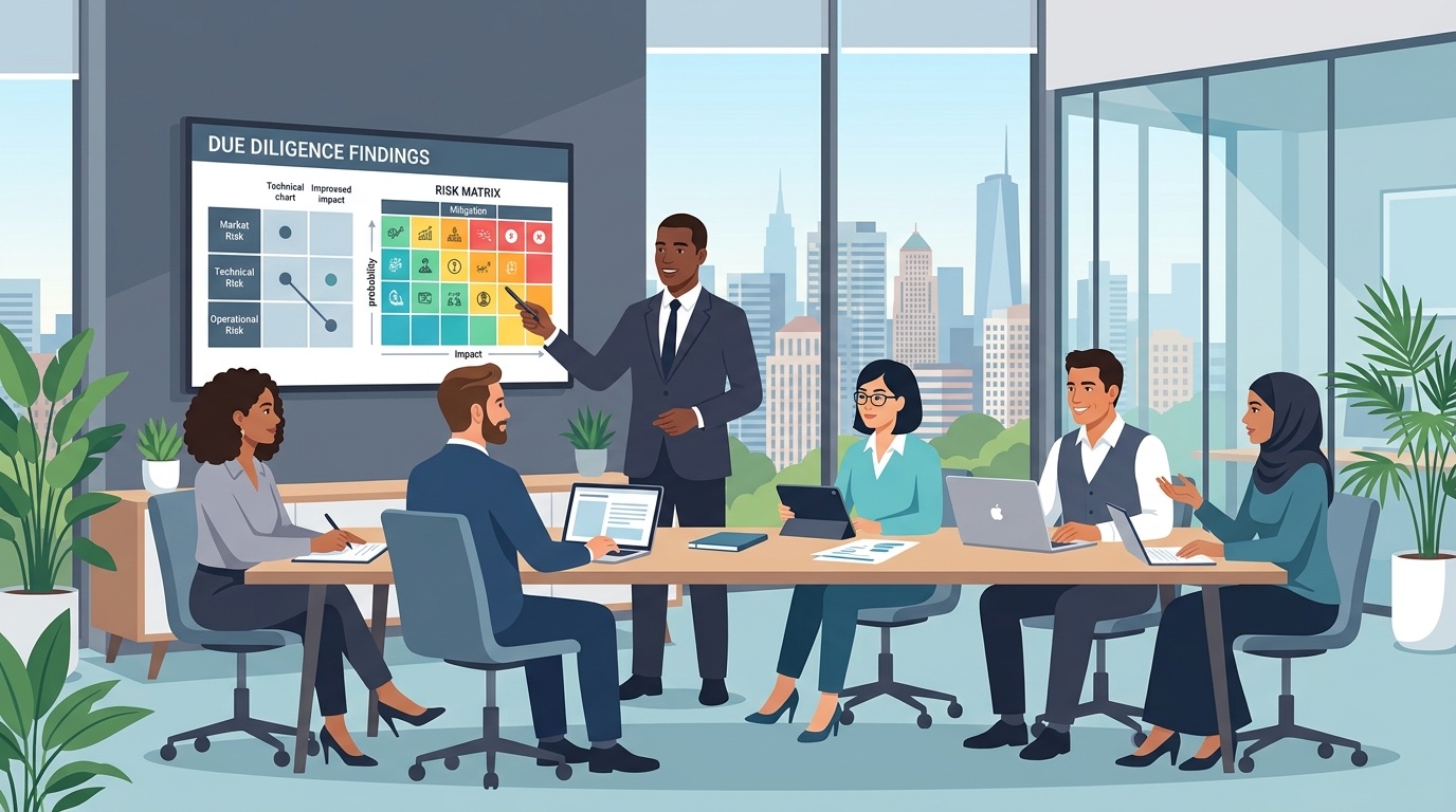 Technical due diligence: presenting a risk matrix to stakeholders